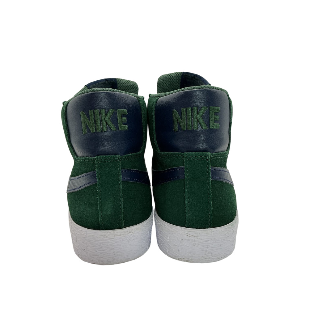 Nike Suede Green Sb Blazer Mid Sneakers Size 6 - Picture 5 of 7